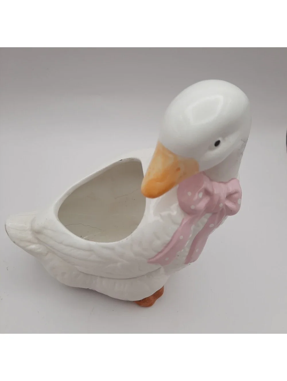 Vtg Ceramic Duck Goose 6.5